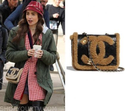 emily in paris wearing chanel|chanel purse.